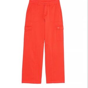 Women’s Orange Cargo Pants